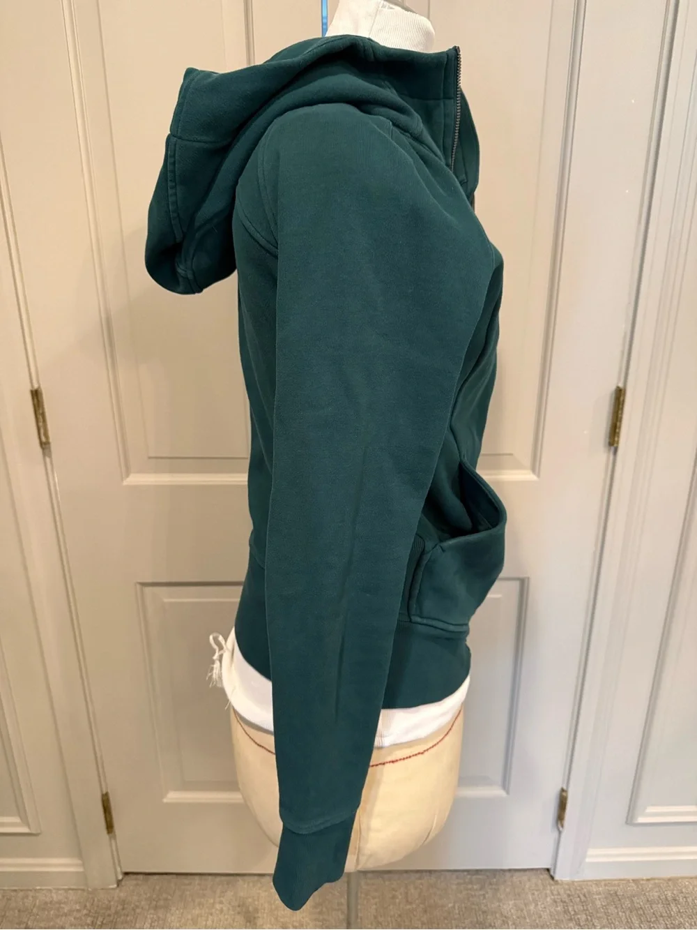 Lululemon Women’s Scuba Teal Green Hoodie Zip Jacket Sz 6
